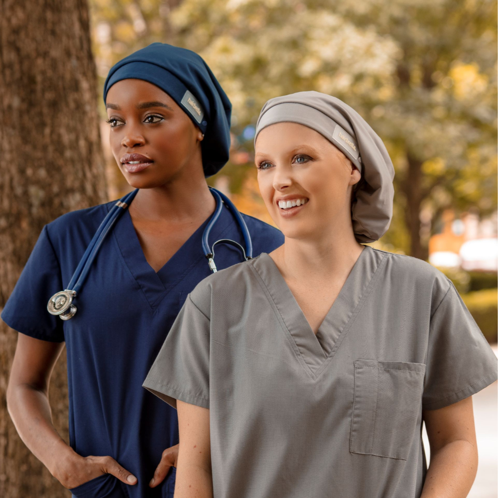 Solid Color Scrub Caps Women Ponytail Cute Nursing Nurse Hats for