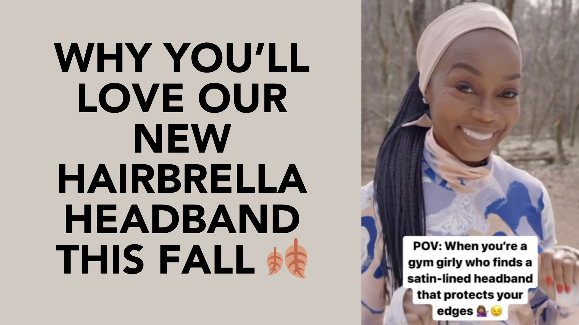 🌟 Founder Friday: Why You’ll Love Our New Hairbrella Headband This Fall 🍂