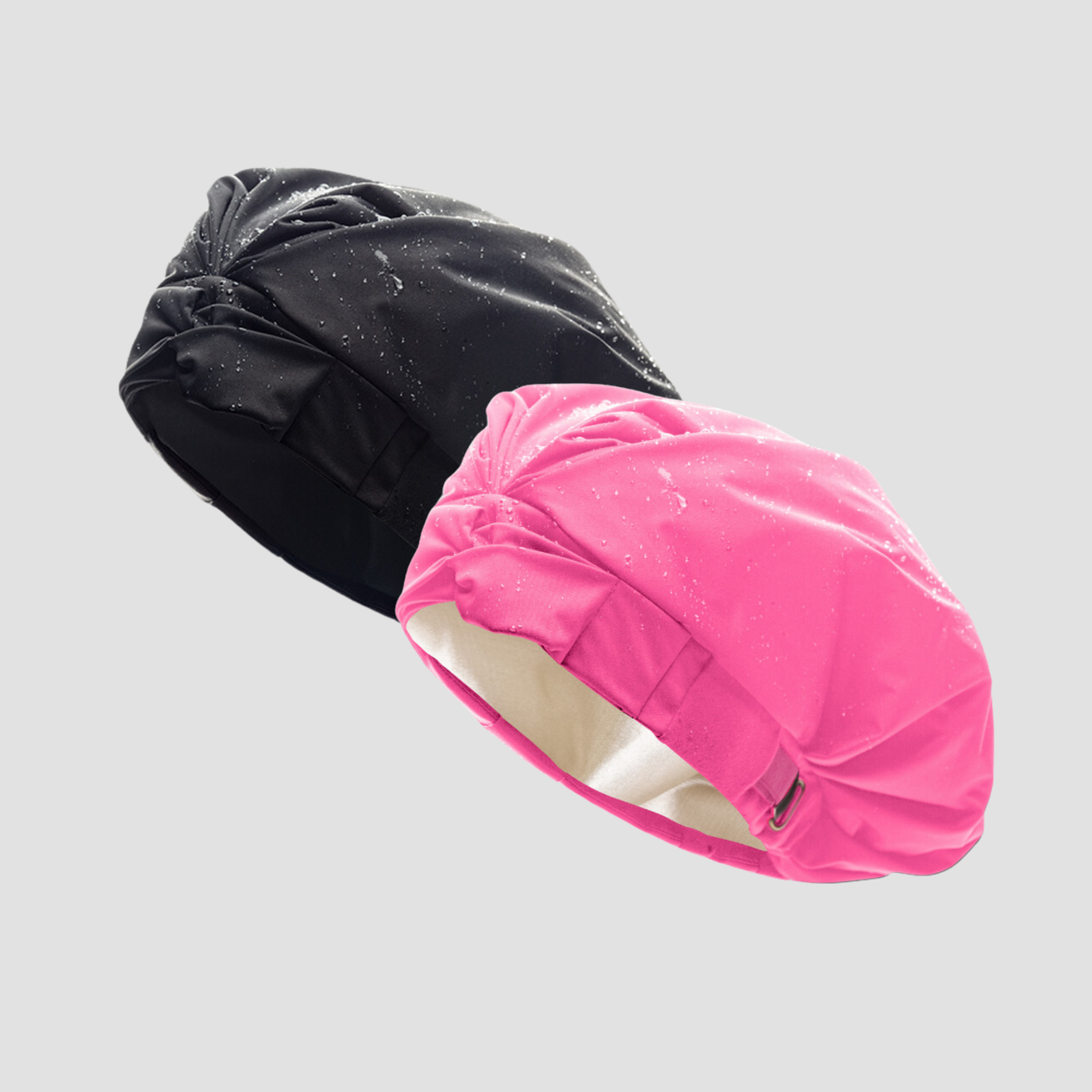 Hairbrella Satin-Lined Kids' Shower Cap Bundle (2)