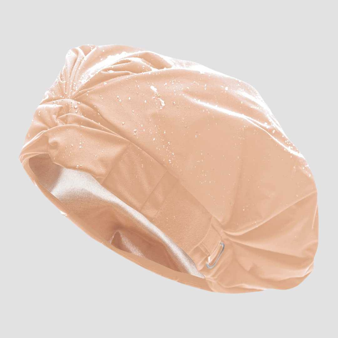 Hairbrella Satin-Lined Waterproof, Adjustable Shower Cap