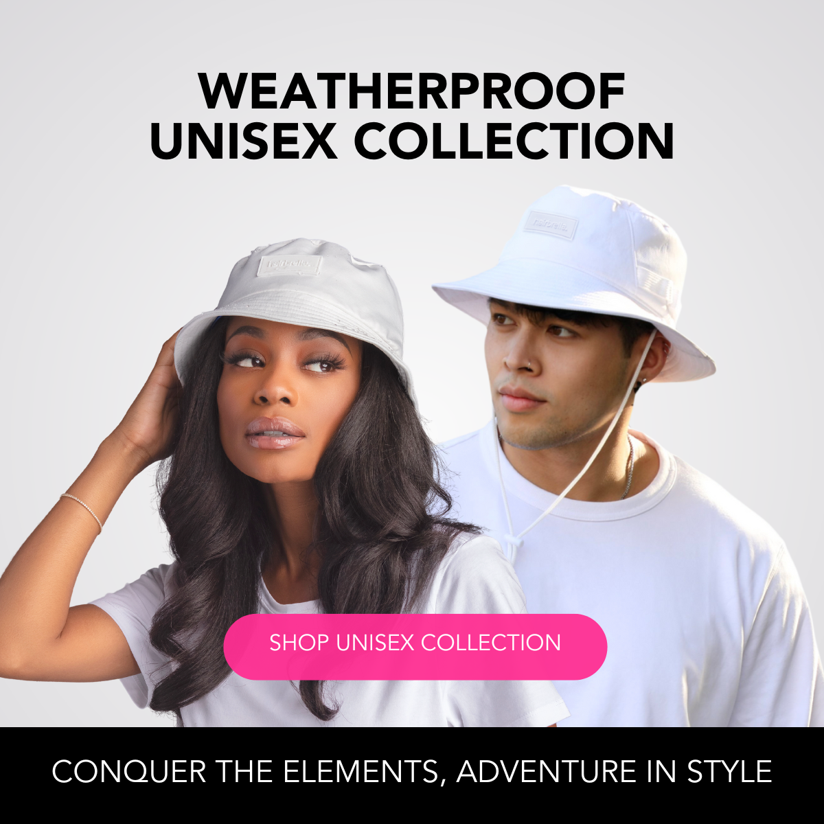 Waterproof Bucket Hat for Women Men Rain Hat UPF 50 India