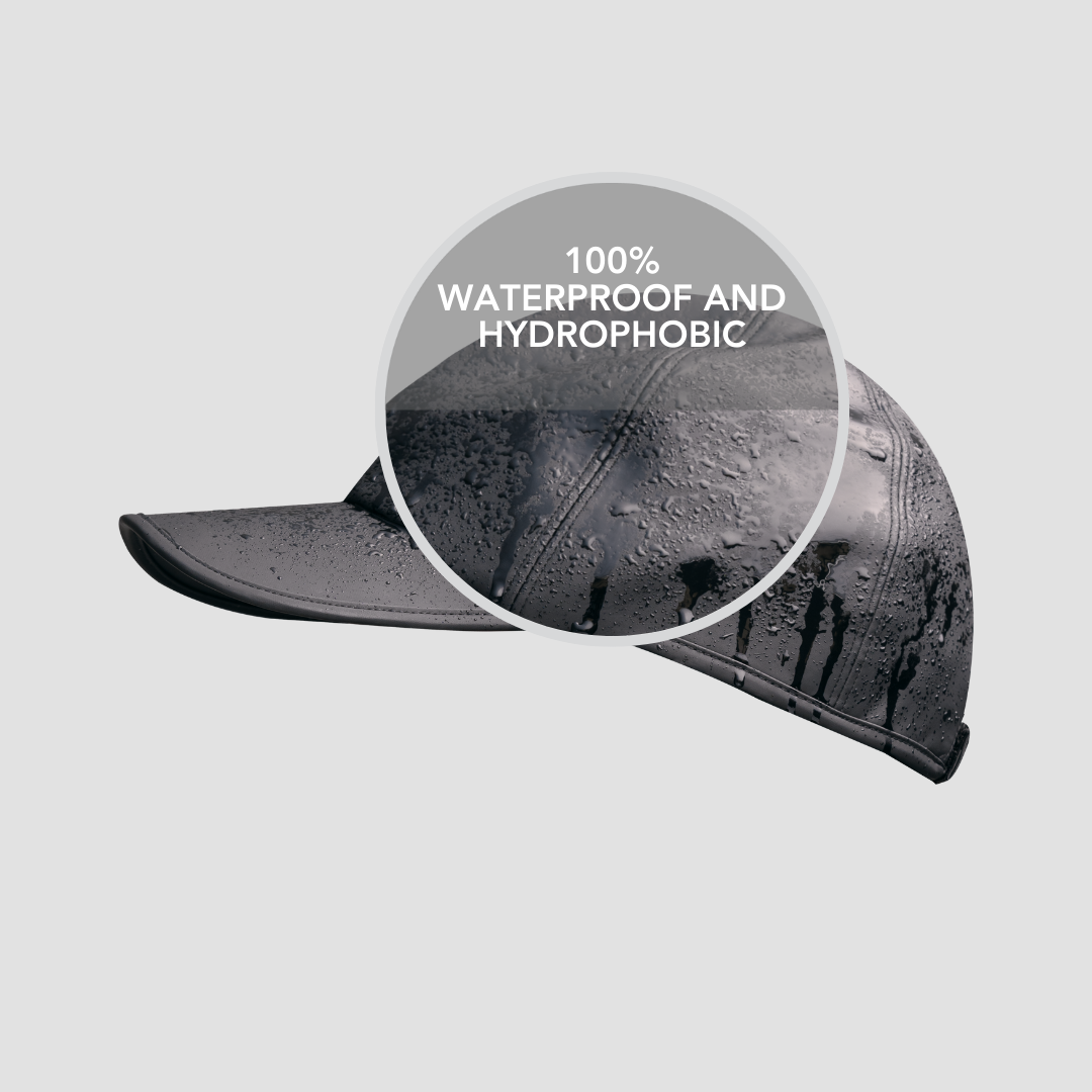 Hairbrella Satin-Lined, Waterproof Baseball Cap for Men