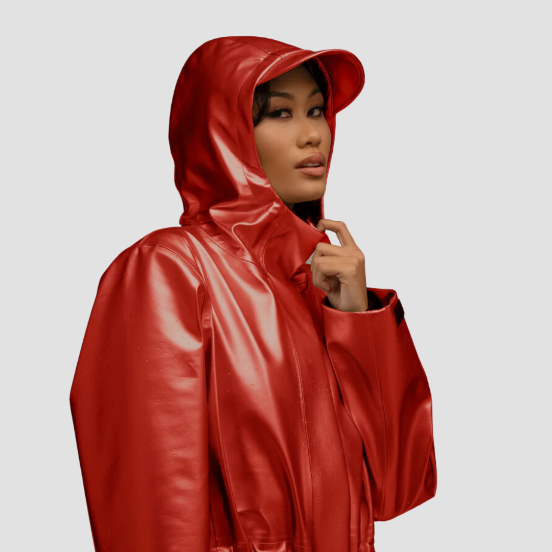 Hairbrella Satin-Lined, Waterproof Rain Jacket