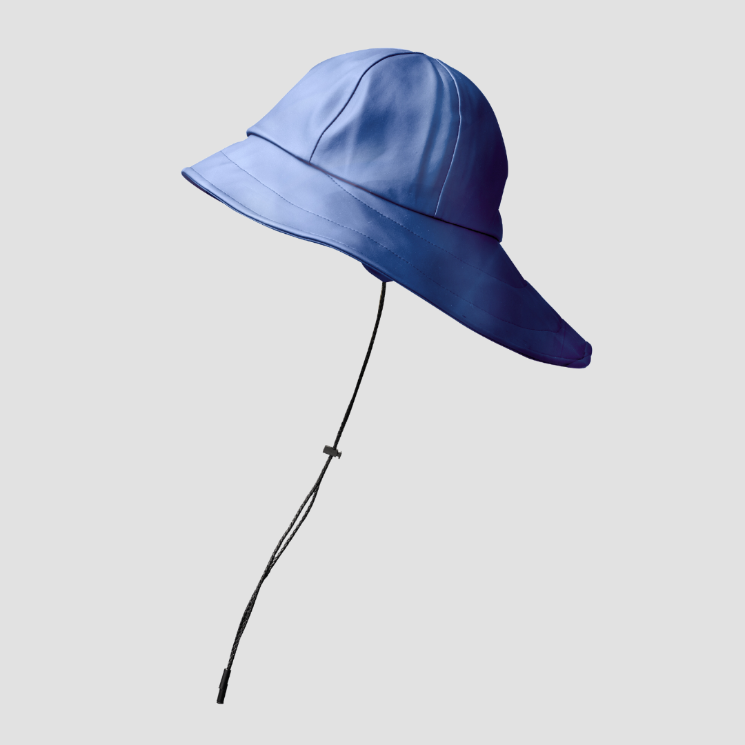 Satin-Lined, Waterproof Sou'wester Rain Hat