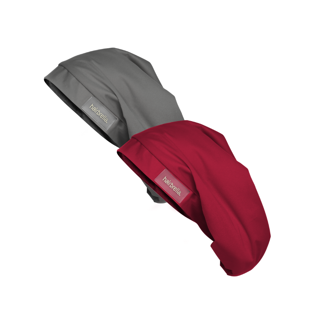 Hairbrella Lite XL Satin-Lined Rain Hat - Bundle (2)